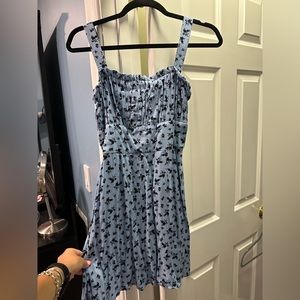 Navy blue mini dress